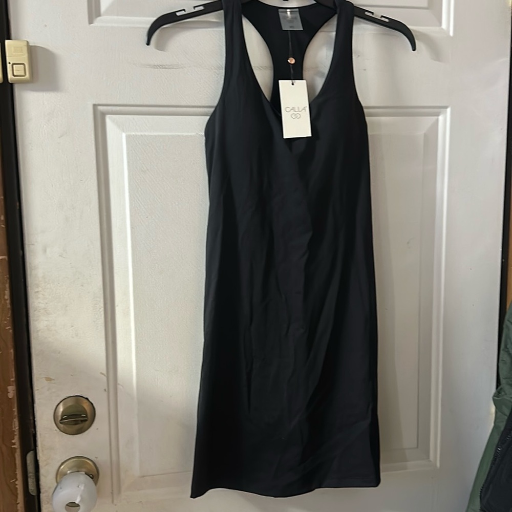 CALIA ENERGIZE EXERCISE DRESS: BLACK: NEW WITH TAGS: SIZE XS